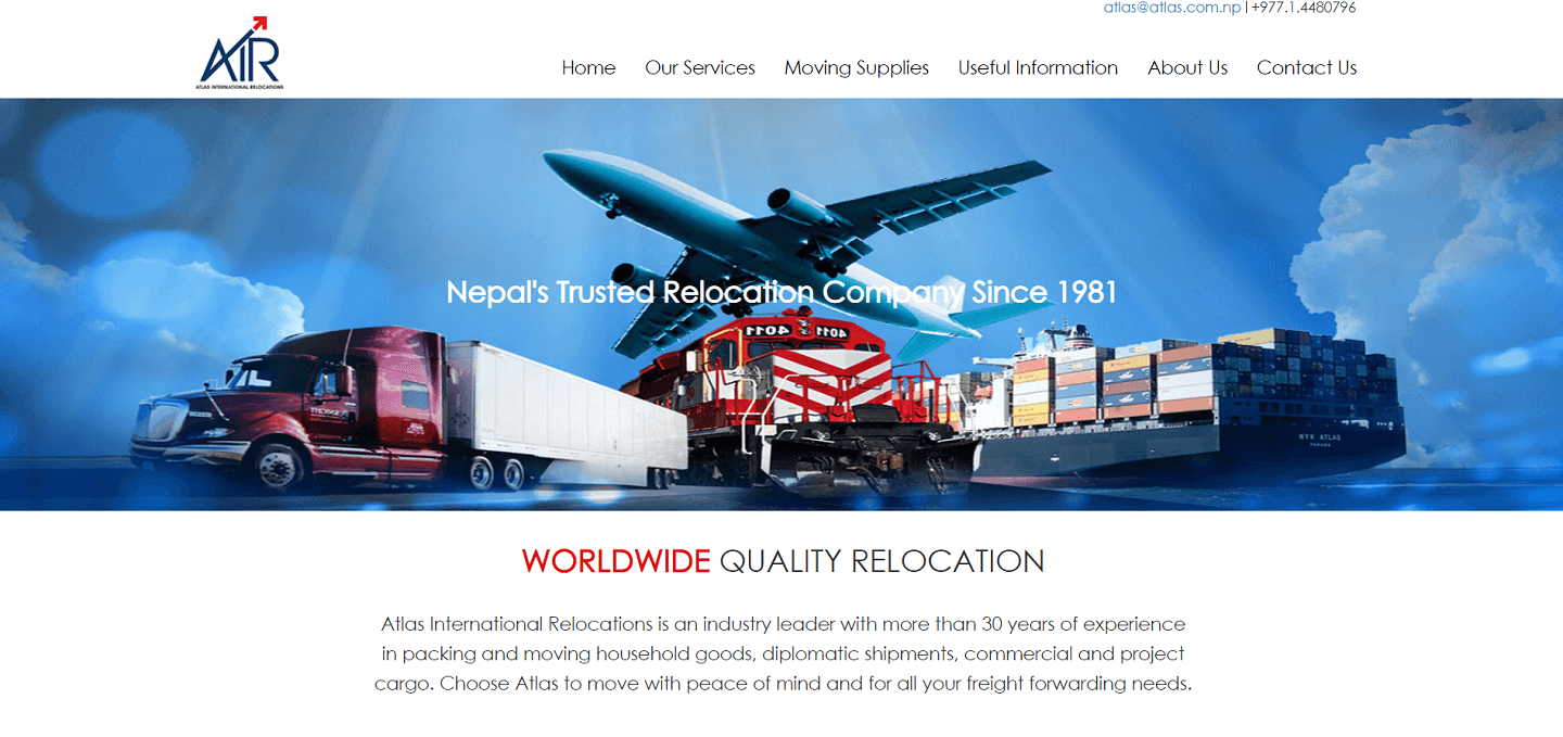 Atlas International Relocation international moving company