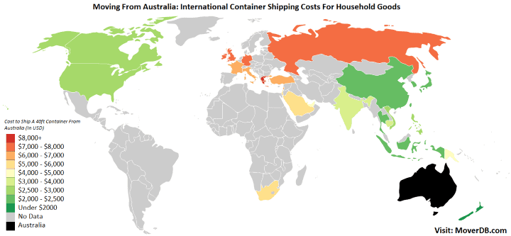 Container Shipping Rates Chart