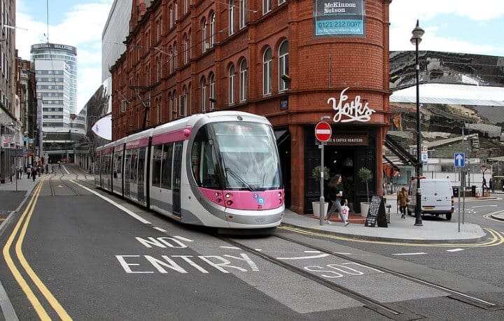 Tram di Birmingham