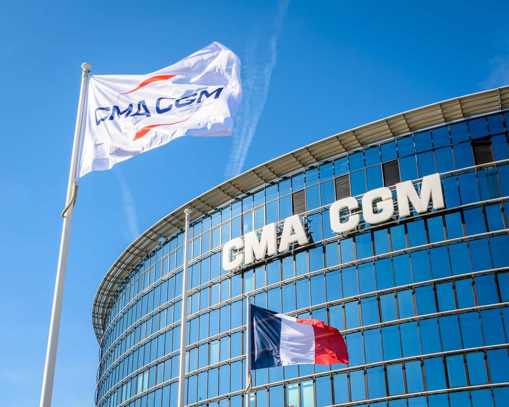 CMA CGM'nin Le Havre, Fransa'daki genel merkezinin bulunduğu bina