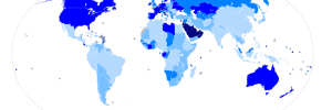 Countries by immigrant population