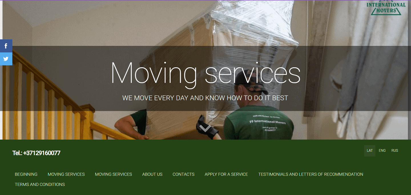 FF International Movers moving company