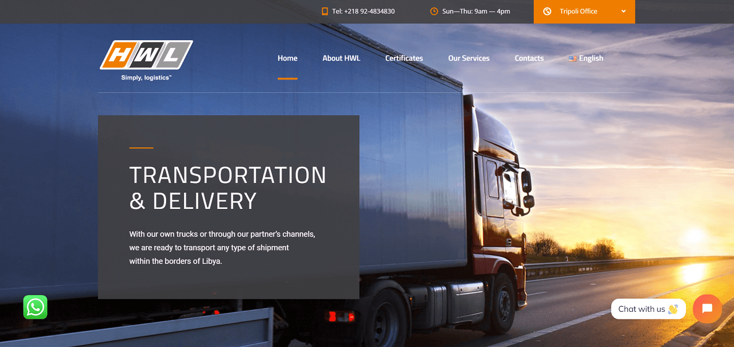 Hudhud Worldwide Logistics internationales Umzugsunternehmen