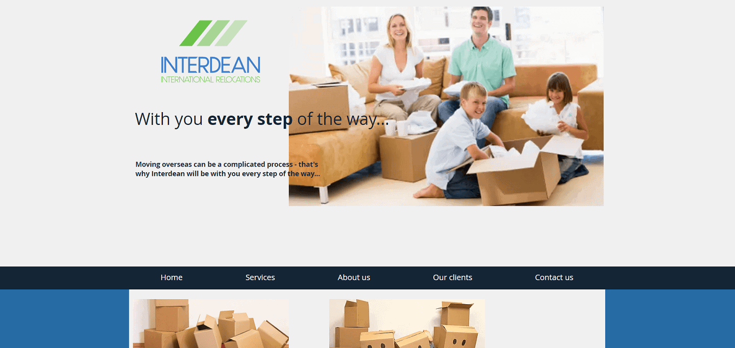 Interdean International Relocations international moving company