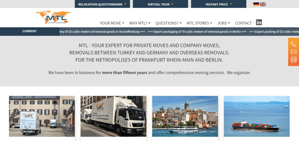 52 Best International Moving Companies in Germany