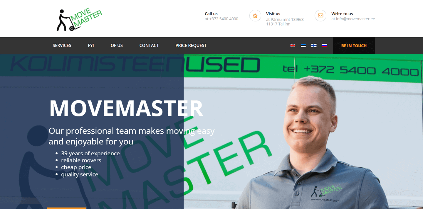 MoveMaster, société de déménagement international