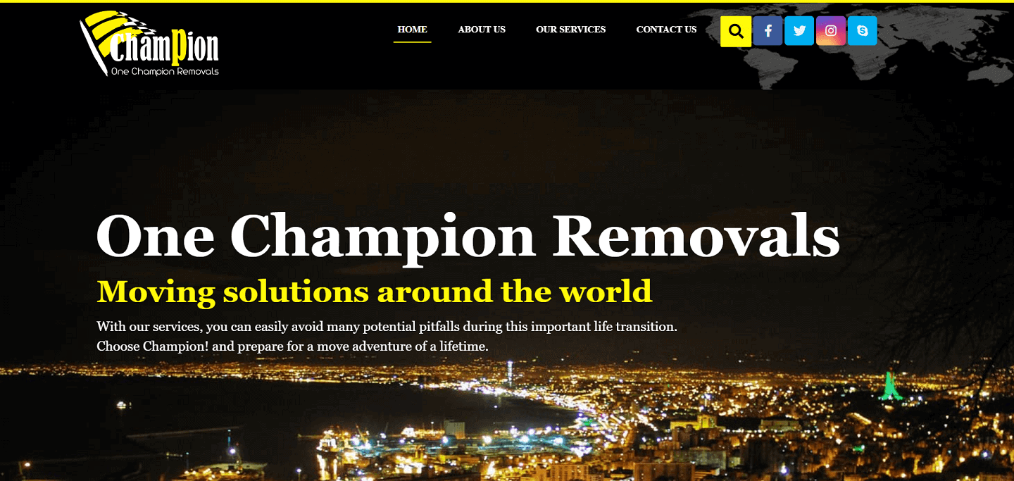 One Champion Removals international moving company