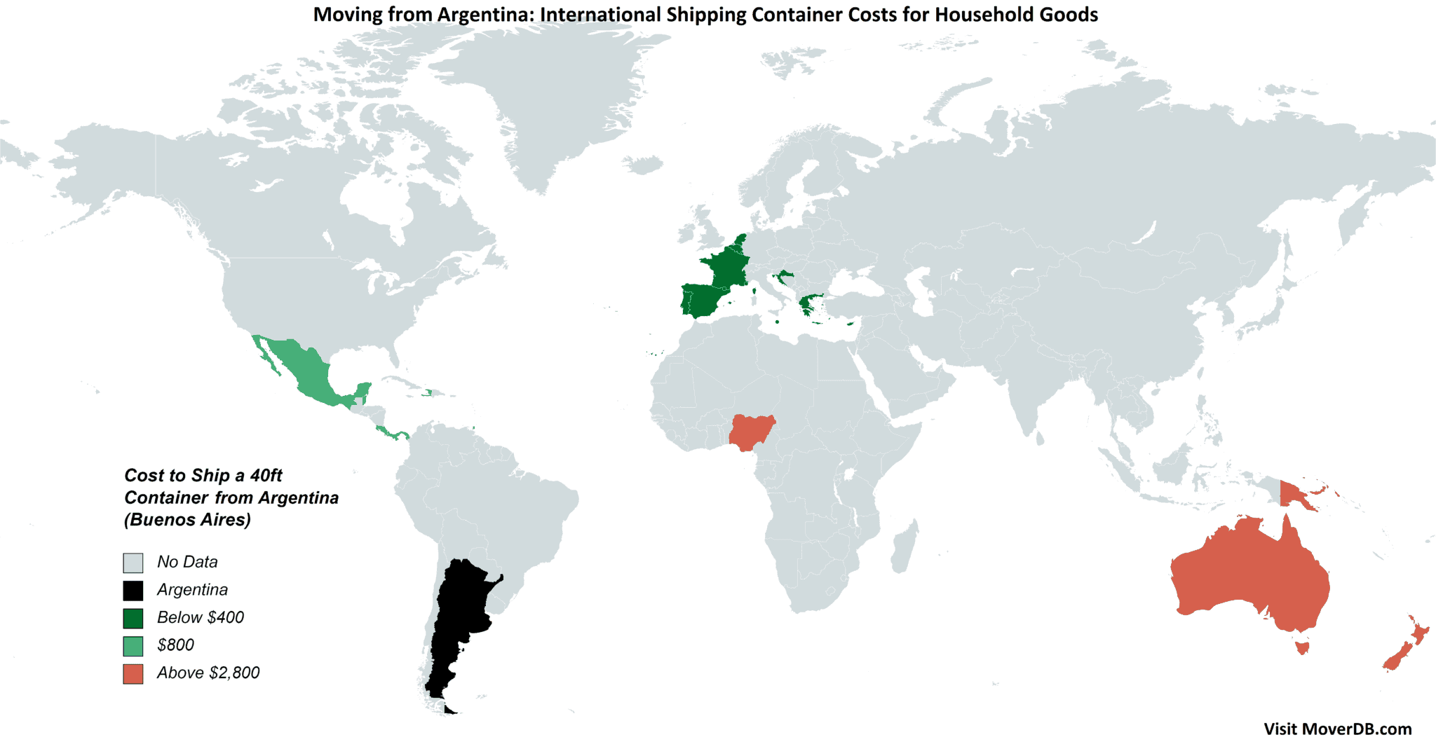 2025 Sea Freight Container Shipping Rates To & From Argentina