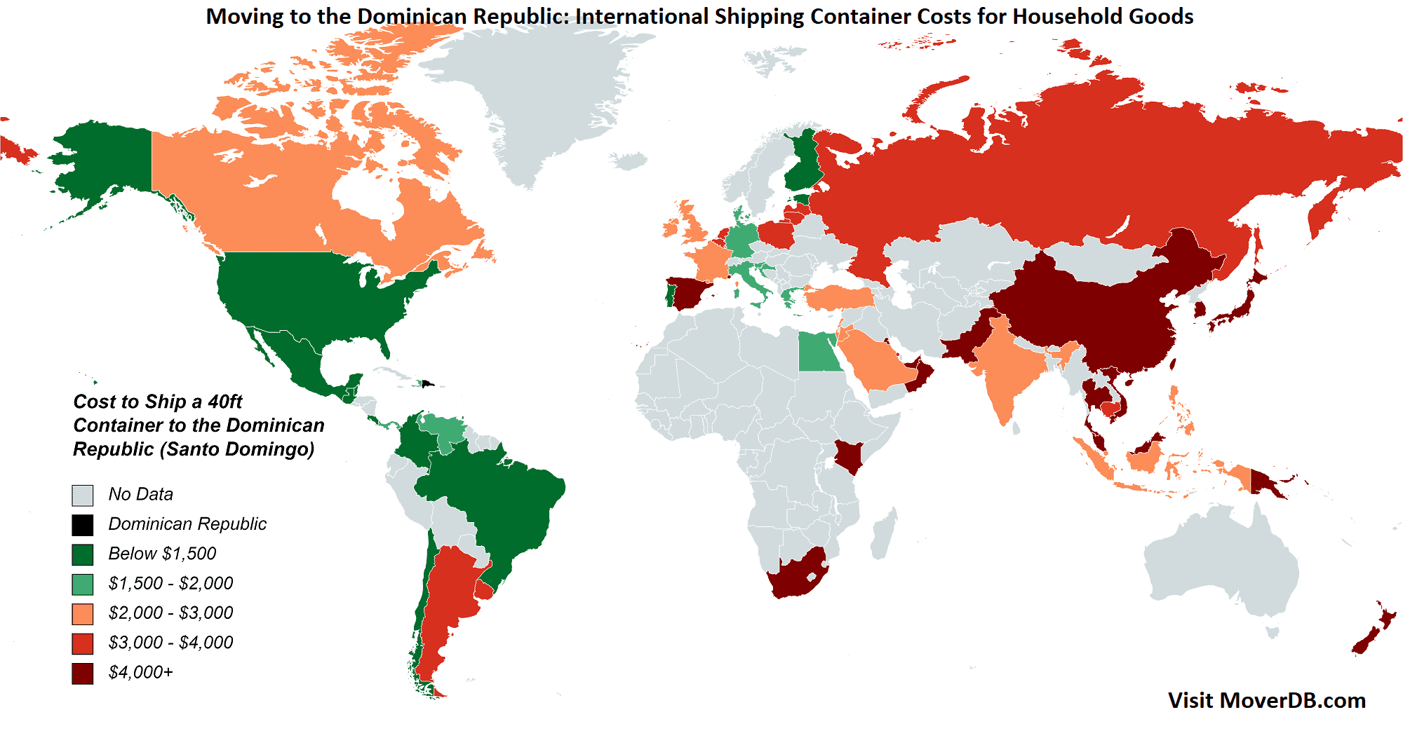 2024 Sea Freight Container Shipping Rates To & From the Dominican Republic