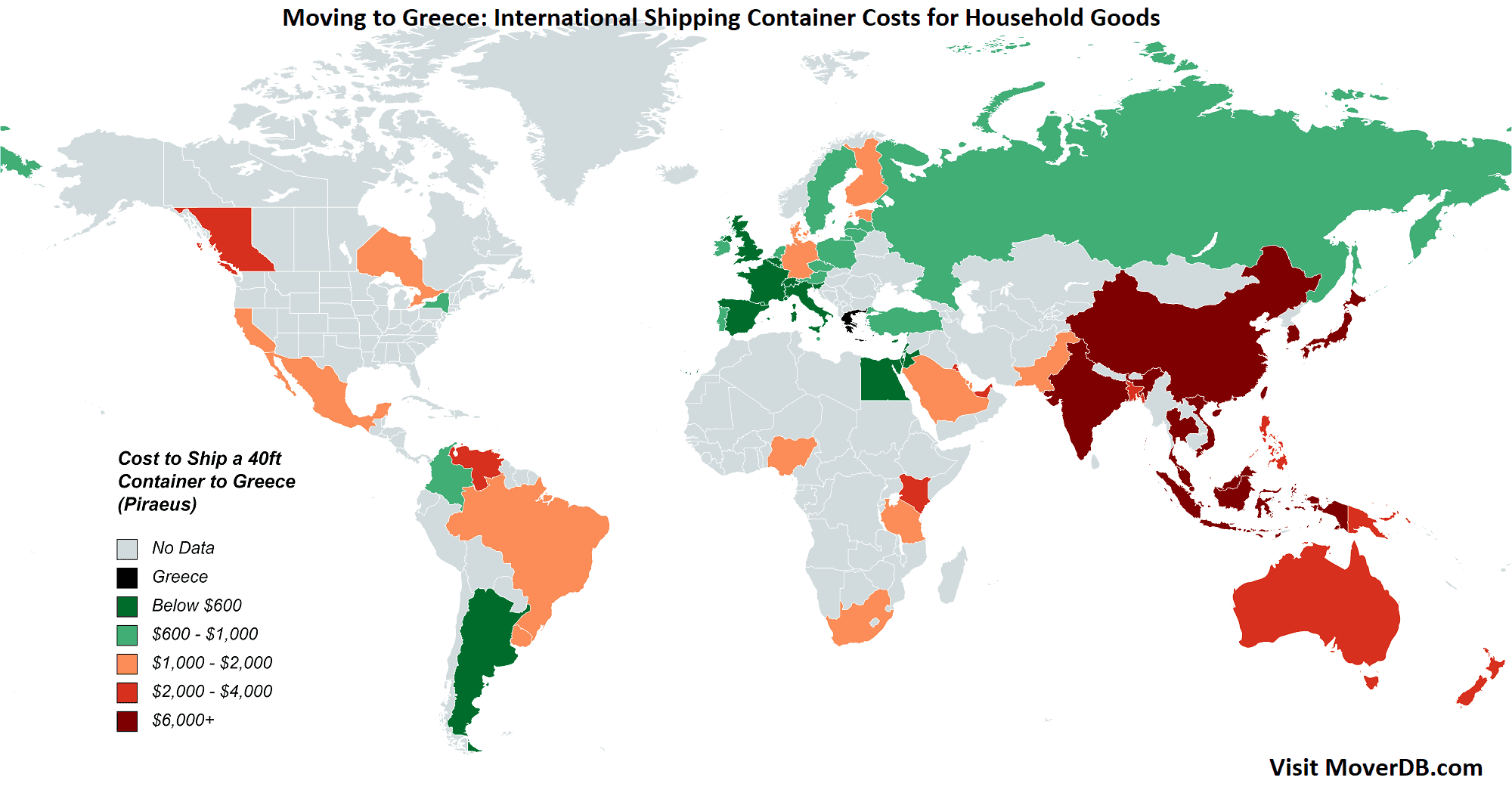 2024 Sea Freight Container Shipping Rates To & From Greece