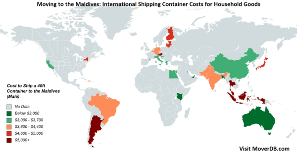 2025 Sea Freight Container Shipping Rates To & From the Maldives