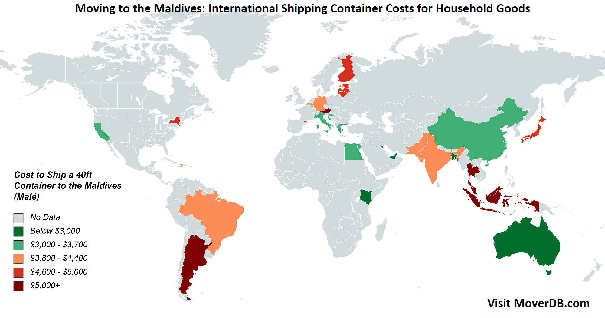 2025 Sea Freight Container Shipping Rates To & From the Maldives
