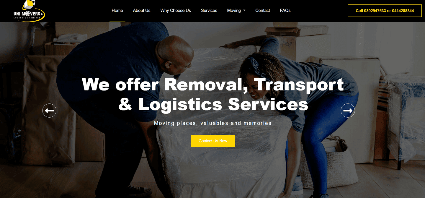 Uni Movers international moving company