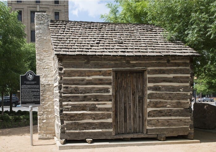 Cabaña de madera de Dallas