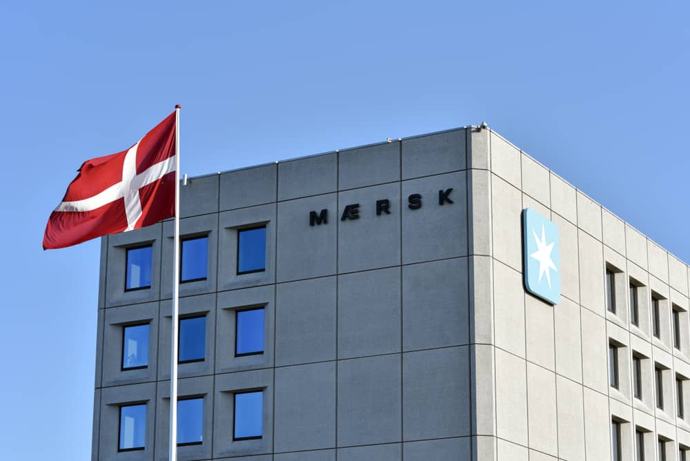 Maersk'in Kopenhag, Danimarka'daki genel merkezinin bulunduğu bina