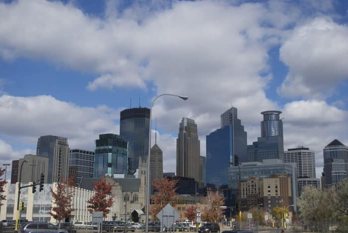 Skyline di Minneapolis