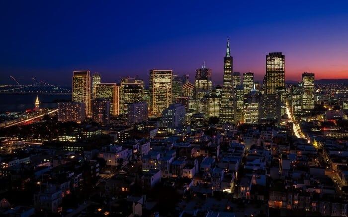 サンフランシスコの夜景